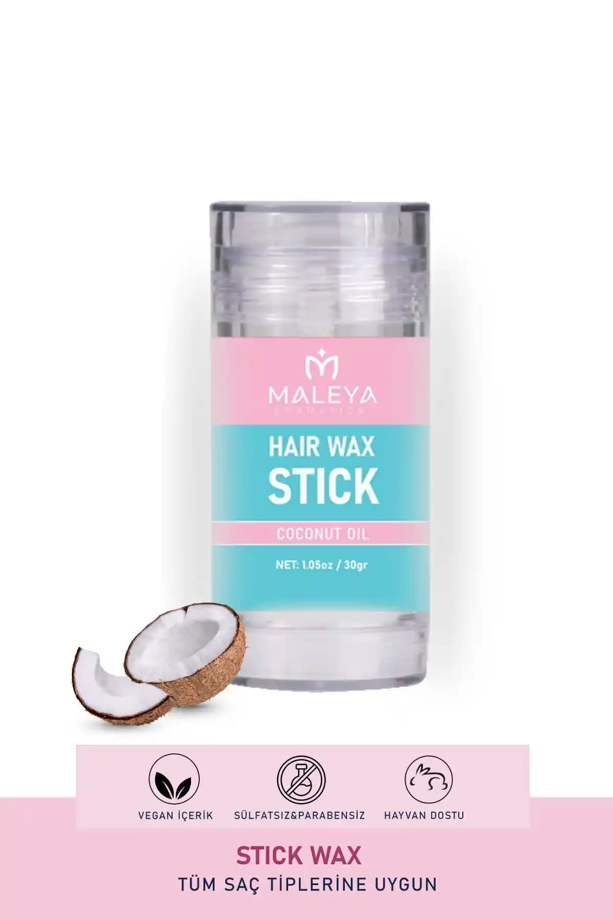 Maleya Hair Stick Wax 30 gr: Saç Şekillendirici ve Sabitleyici Özellikler ve İçerik