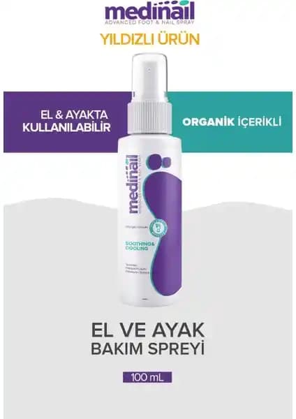 Medinail Ayak ve Tırnak Spreyi: Doğal İçeriklerle Günlük El ve Ayak Bakımı Kolaylaştırıcı