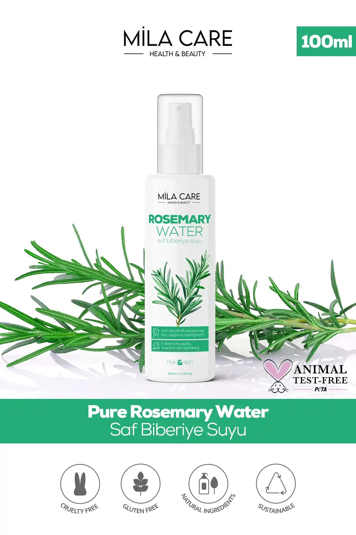 Mila Care Biberiye Suyu: Doğal Saç Dökülmesi Destekleyen Tonik ve Cilt Bakım Çözümü