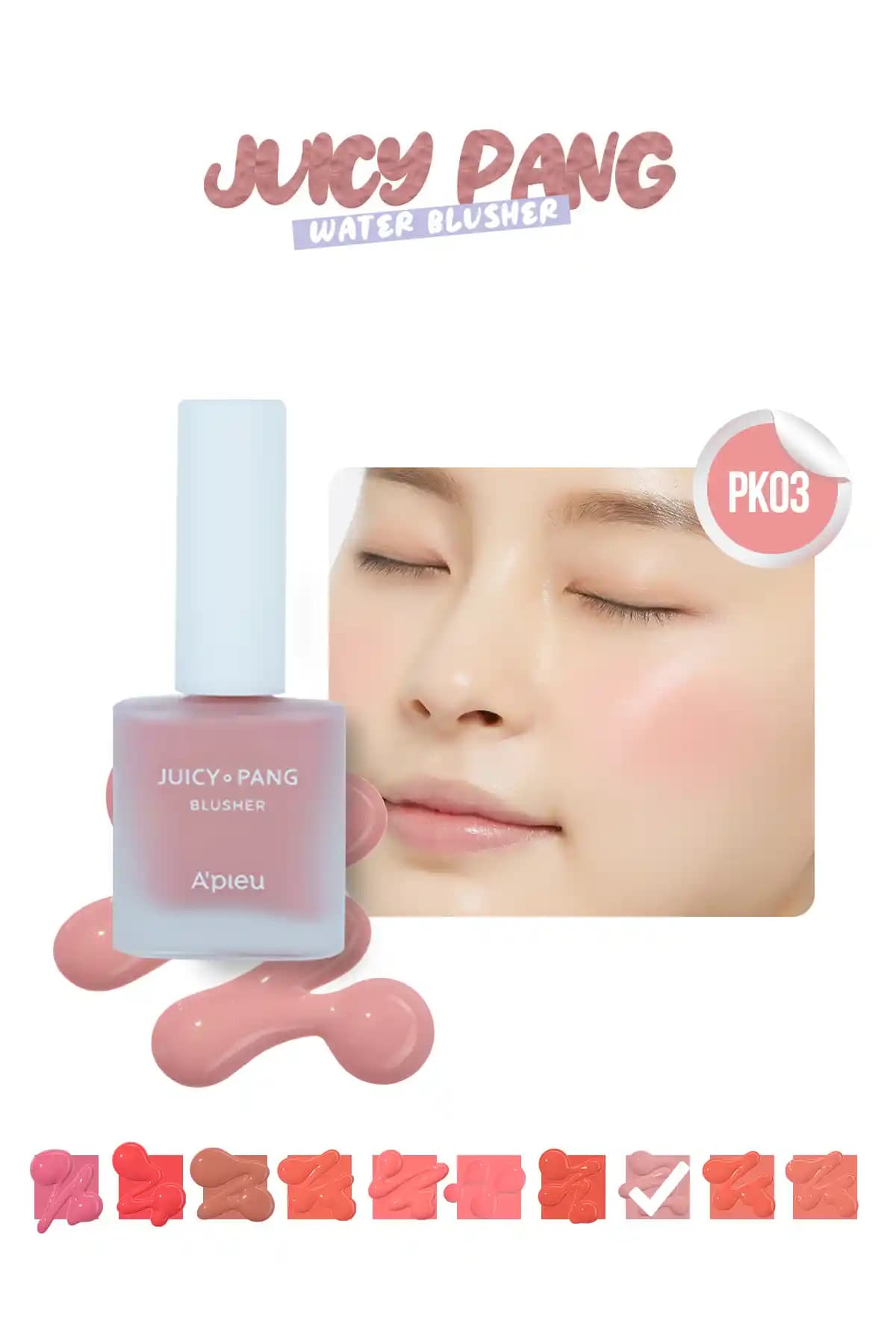 Missha Juicy-Pang Water Blusher PK03 ile Doğal Pembelik ve Nemlendirme Özellikleri