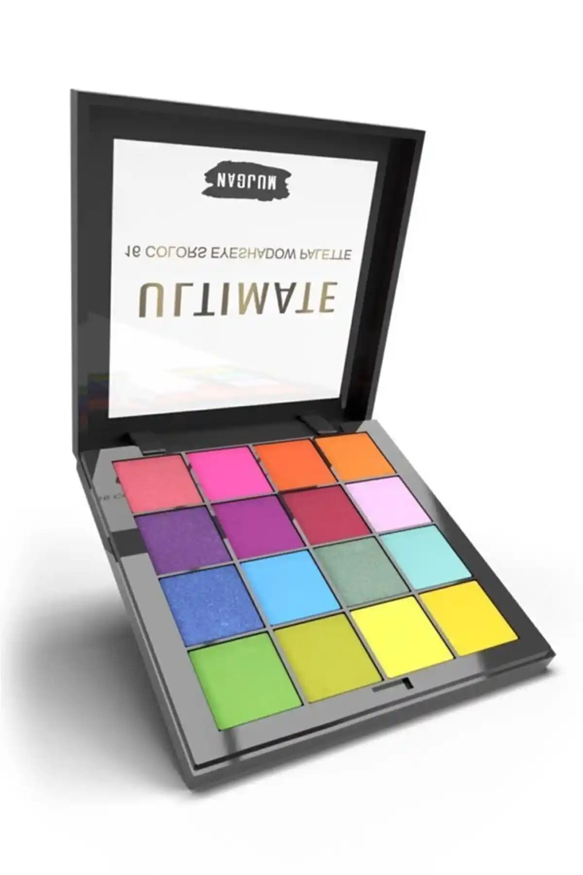 MUJGAN Ultimate 16'lı Yaz Renkleri No 02: Mat Tonlarda Zengin ve Çok Yönlü Göz Makyajı Paleti