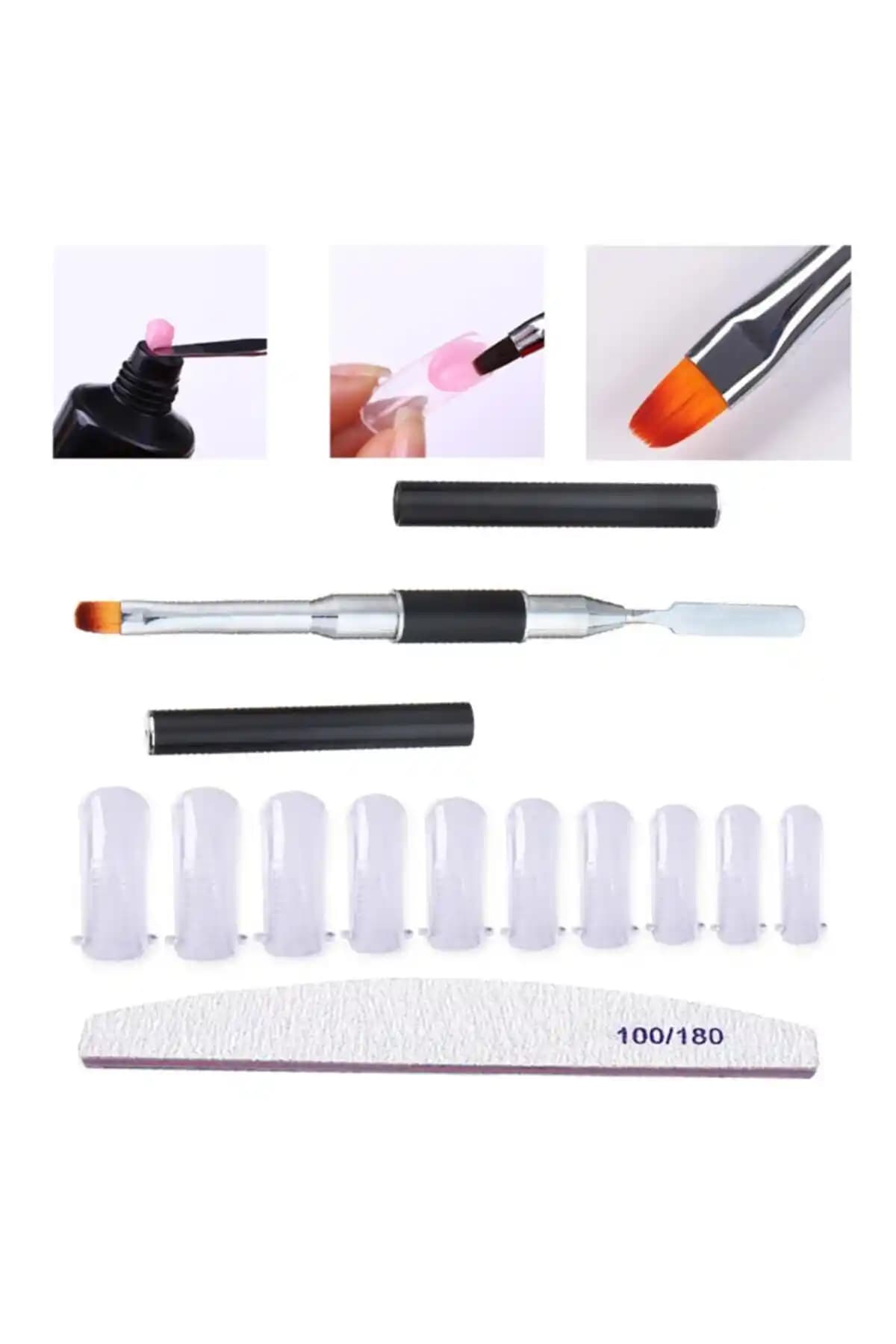 Nail Master Polijel Fırça 10'lu Şablon Törpü Seti İnceleme ve Özellikleri Detaylar