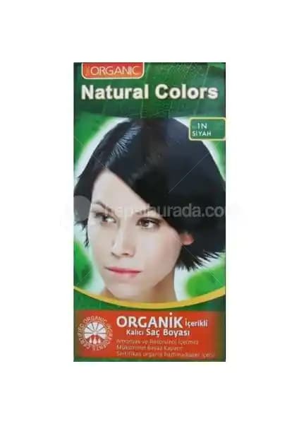 Natural Colors Siyah Saç Boyası: Bitkisel İçerikli Organik Formül ile Uzun Ömürlü Renk