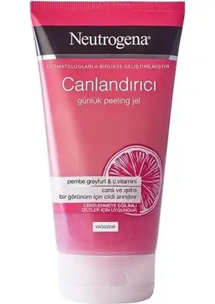 Neutrogena Canlandırıcı Pembe Greyfurt Günlük Peeling Jel: MicroClear ile temiz ve dengeli cilt