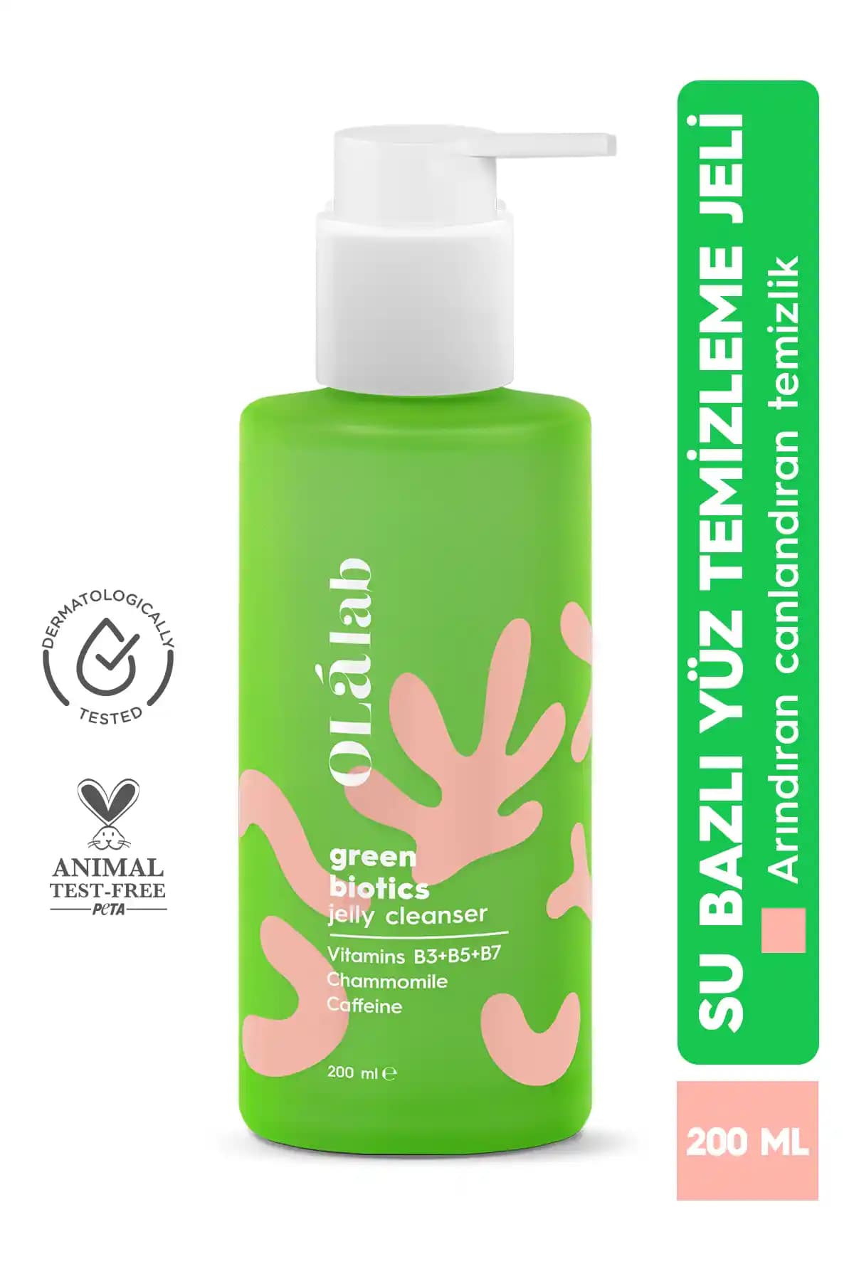 OlaLab Arındırıcı Bariyer Onarıcı Probiyotik İçerikli Makyaj Yüz Temizleme Jeli – 200 ml