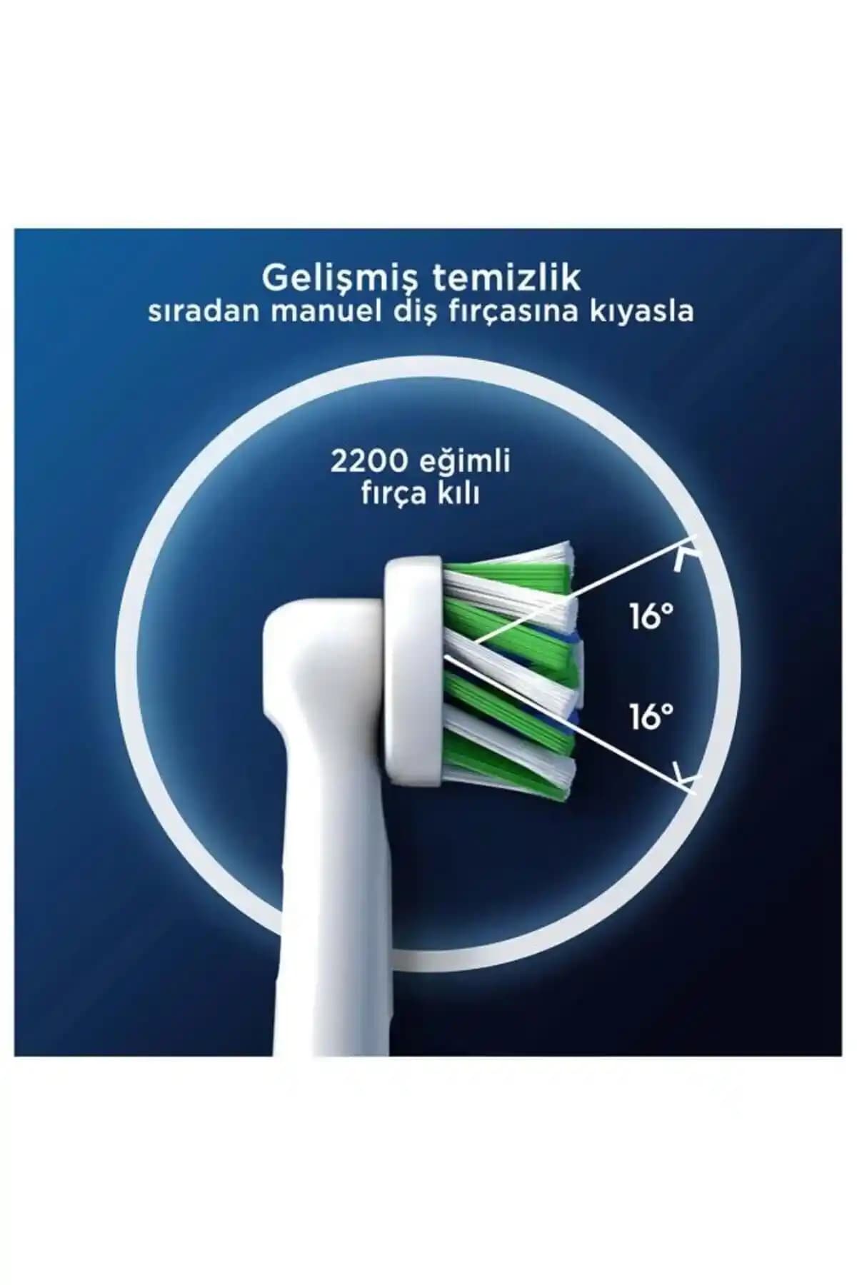 Oral-B Pro Cross Action X-filament Şarjlı Diş Fırçası 2'li Yedek Başlık Seti