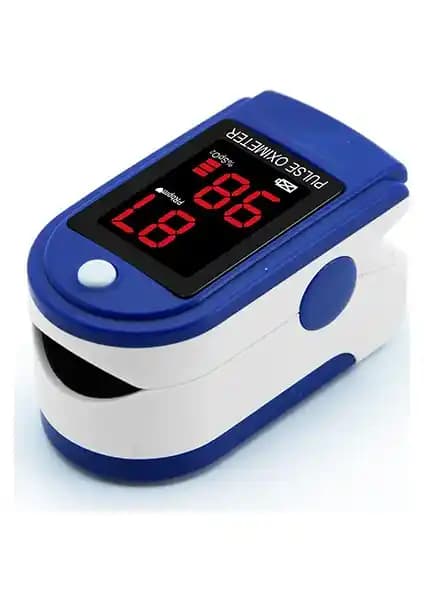 Parmak Tipi Oksimetre ile Nabız ve Oksijen Seviyesi Ölçümü – Taşınabilir ve Hızlı