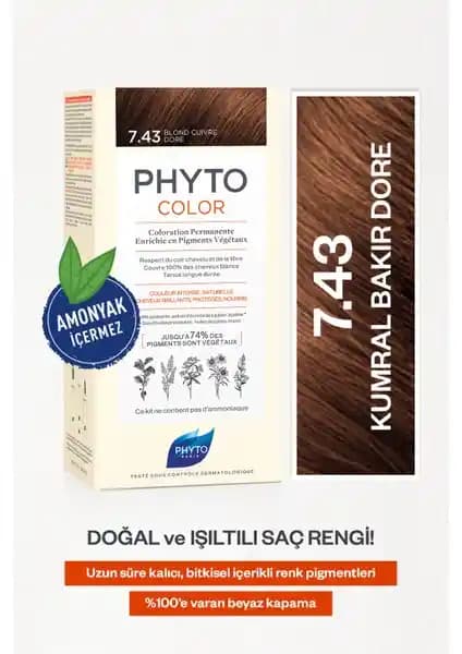 Phyto Phytocolor 7.43 Kumral Bakır Dore İnceleme: Bitkisel Amonyaksız Formül