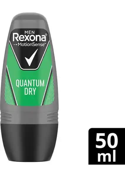 Rexona Men MotionSense Quantum Dry 50 ml: Alüminyumsuz, Alkolsüz Erkek Roll-On Deodorant Özellikleri