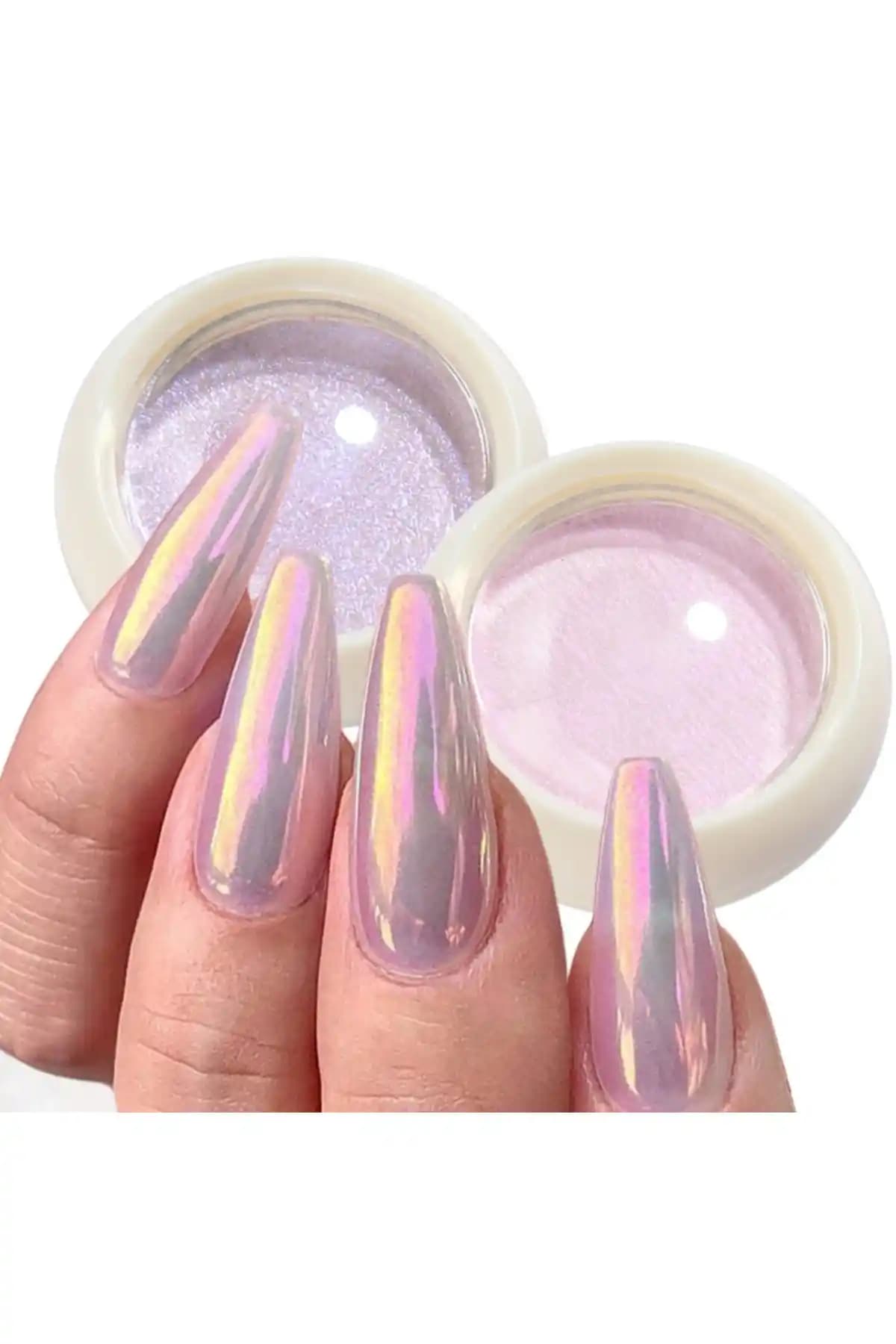 Sibelon 0.1 g holografik gökkuşağı aurora etkili inci tozu bordo; tırnak sanatında derinlik