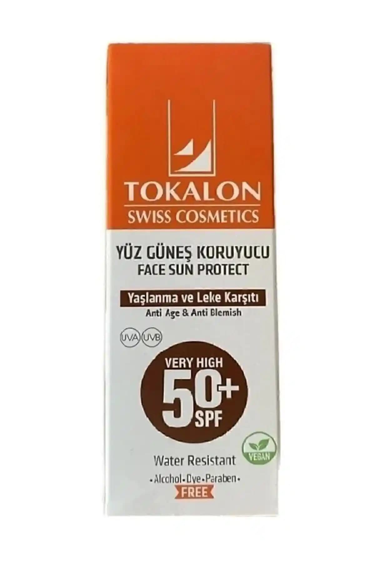 Tokalon Yüz Güneş Koruyucu SPF50: Su Bazlı Renksiz Leke Karşıtı Krem 60 ml