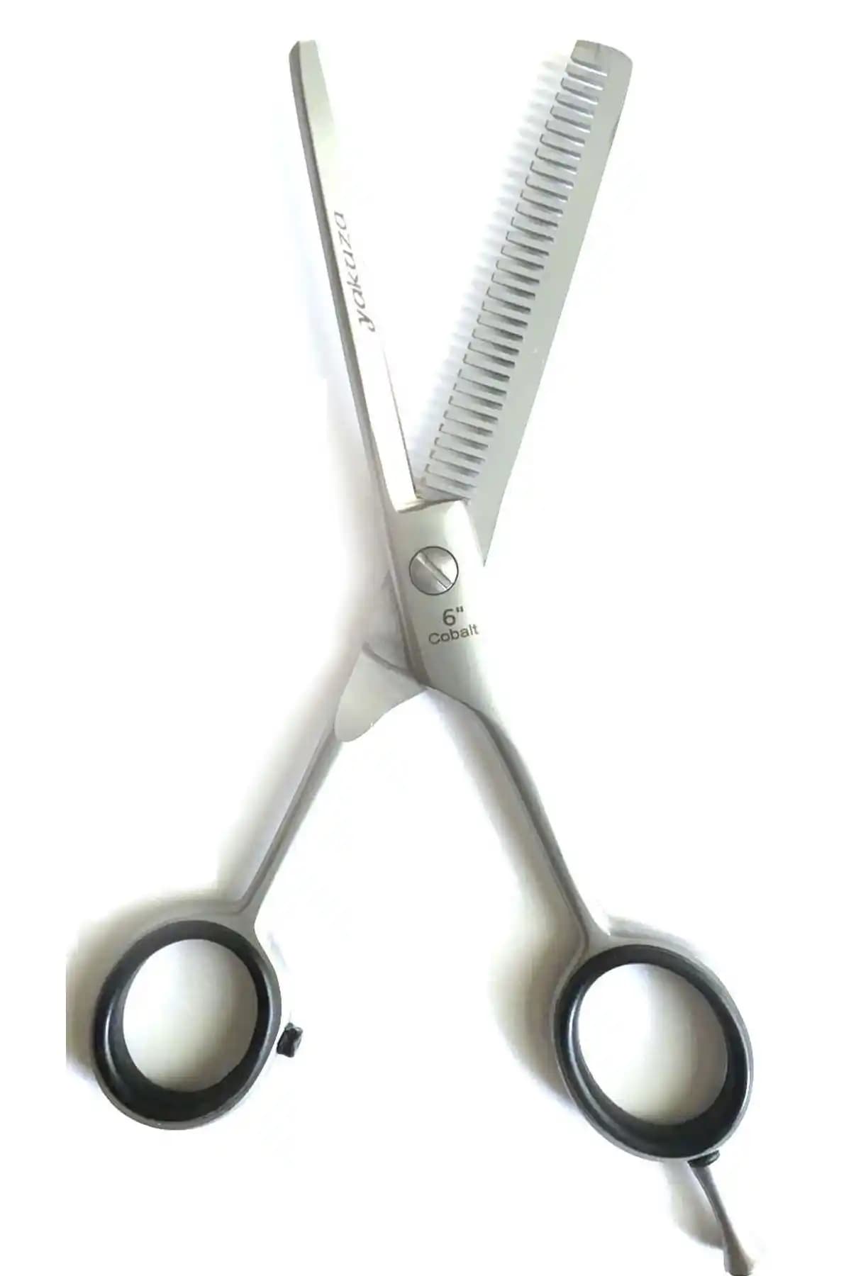 YAKUZA Effile Solingen Cobalt 6 İnçlik Ara Makası: Profesyonel Kesim İçin Kontrol Dengeli