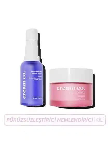Yenileyici Gözenek Sıkılaştırıcı Aydınlatıcı Krem-Serum İkili: Derin Nem ve Ton Dengeleme