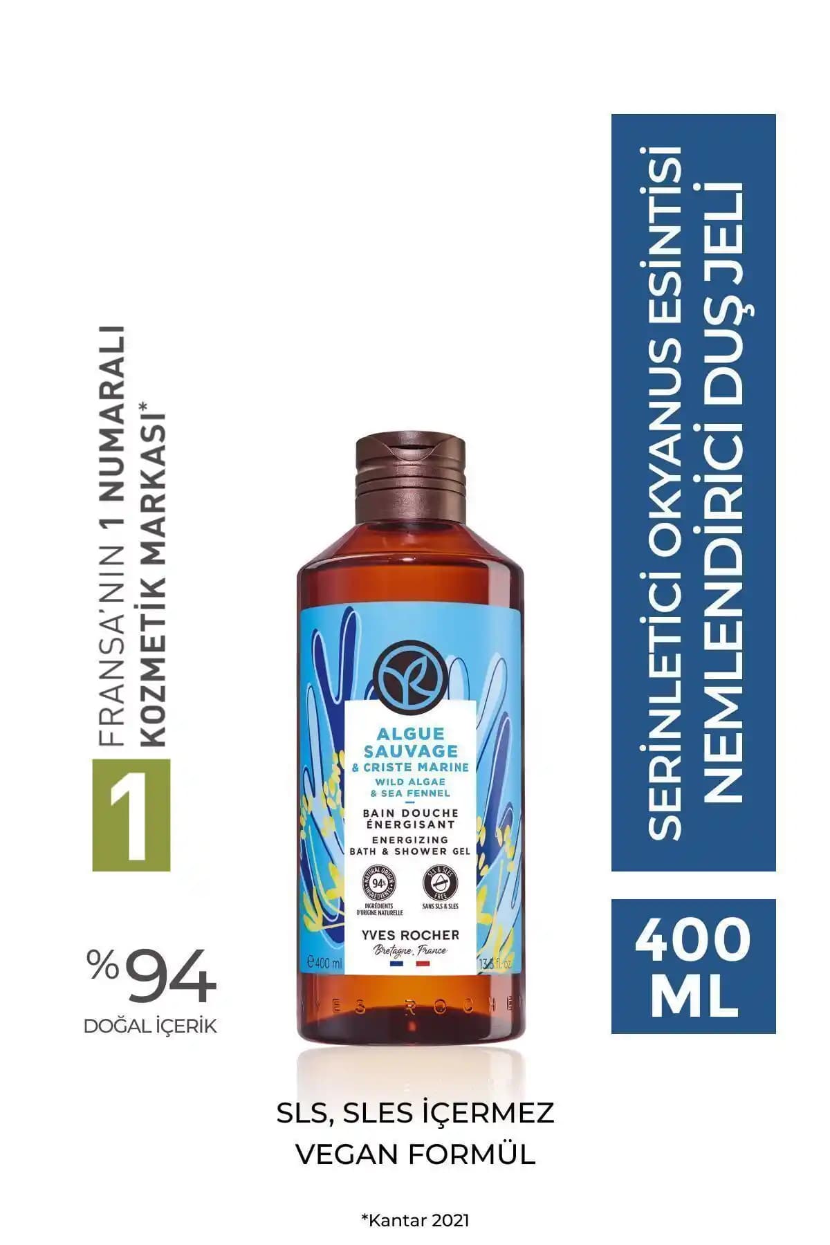 Yves Rocher Okyanus Esintisi Duş Jeli: Doğal İçerik, Nem Denge ve Vegan Formül