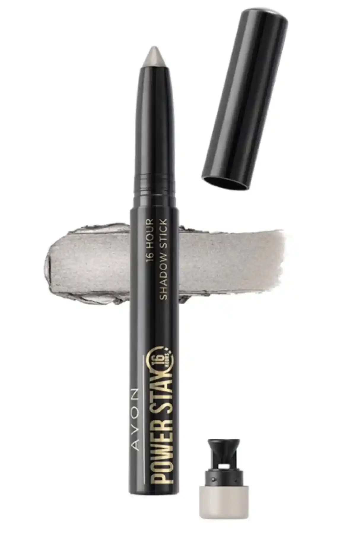 Avon Power Stay Shadow Stick Kalem Far Cool Silver ile Uzun Süre Kalıcı Göz Makyajı