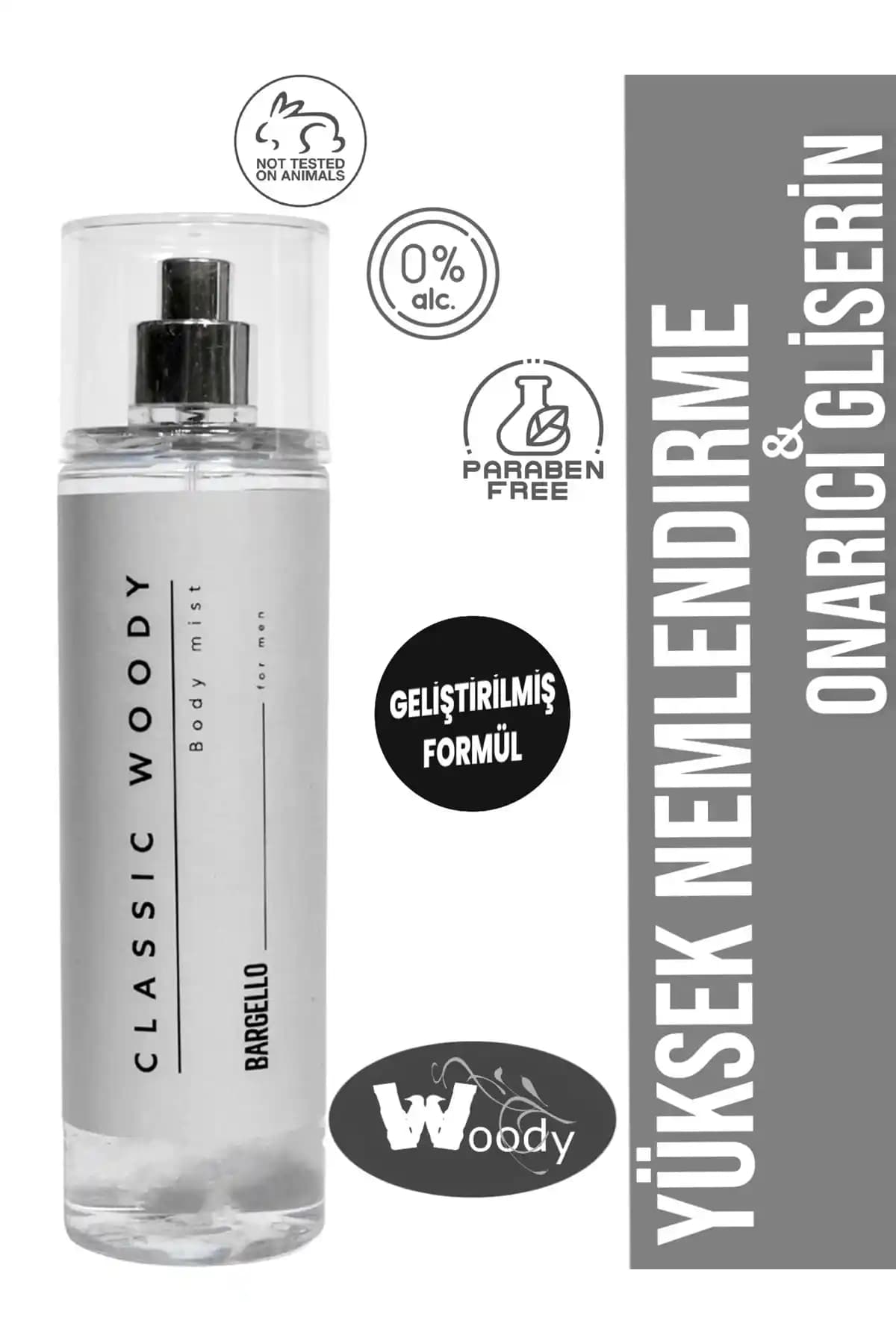 Bargello Woody Erkek 200 ml Body Mist Edt Aromatik Ferahlatıcı Koku ve Kalıcılık