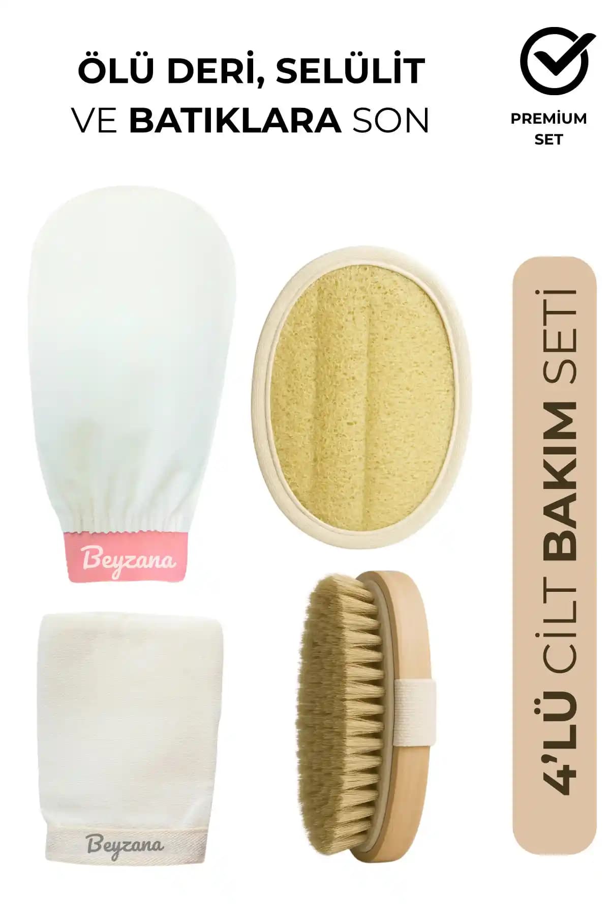 BEYZANA 4 Lü Premium Cilt Sağlık Seti: Doğal ve Etkili Cilt Bakım Ürünleri
