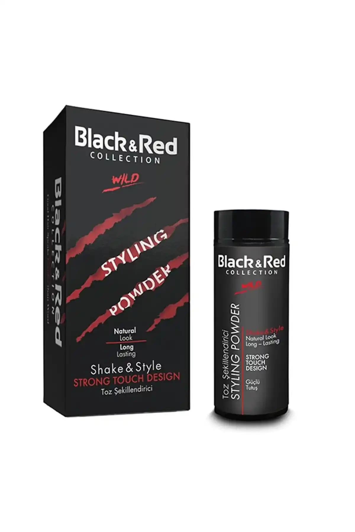 Black Red Natural Ultra Strong Toz Saç Şekillendirici 20 gr ile Doğal ve Güçlü Tutuculuk