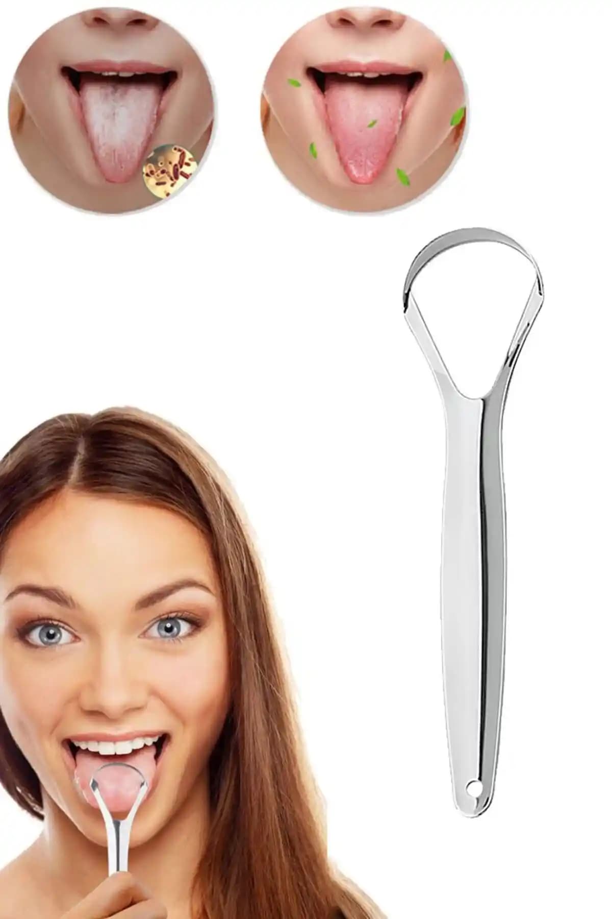 Chavin Çelik Dil Temizleme Aparatı ile Etkili ve Dayanıklı Ağız Bakımı Çözümü