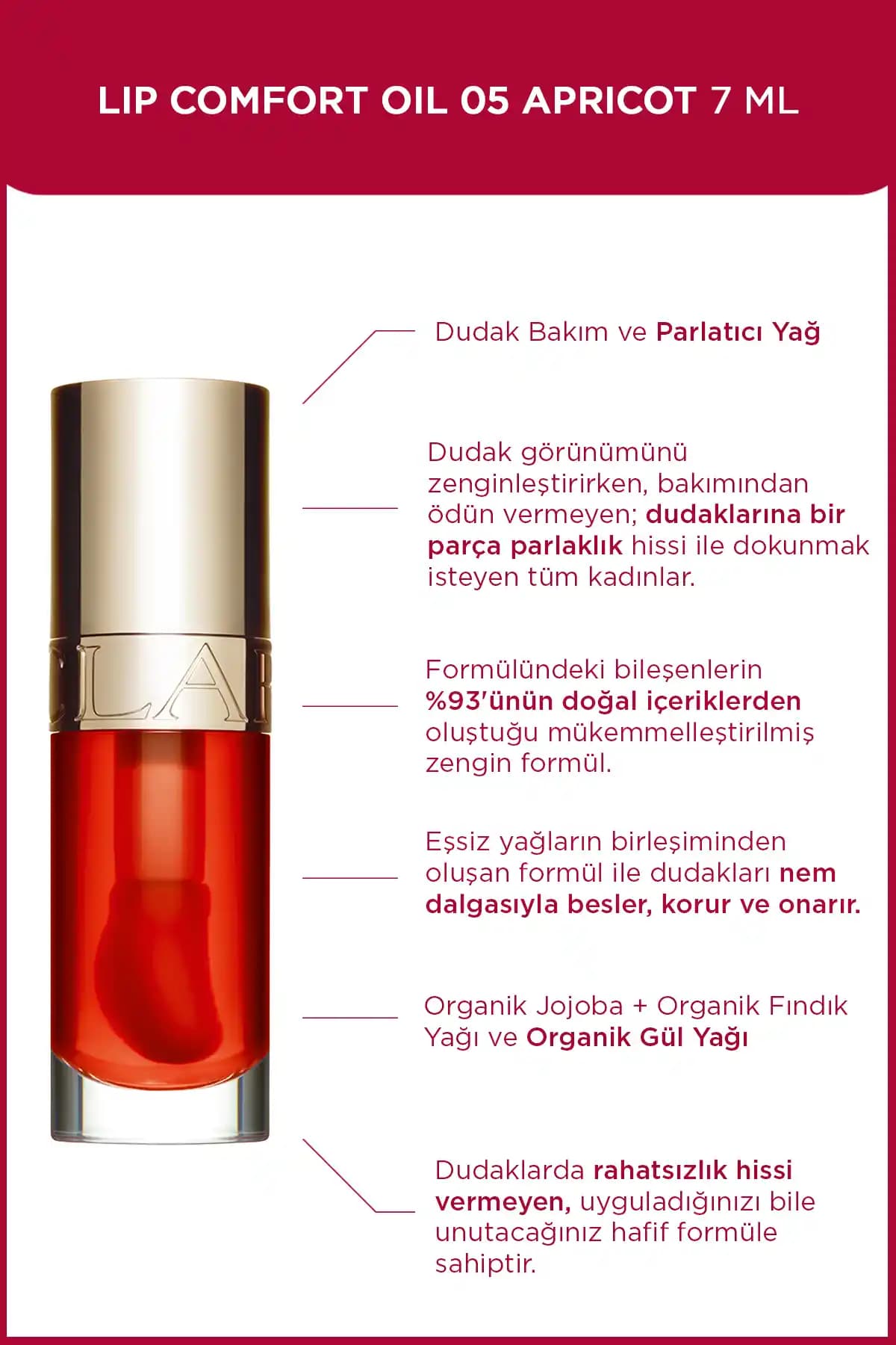 Clarins Lip Comfort Oil 05 ile Işıltılı, Nemli ve Sağlıklı Dudak Bakımı