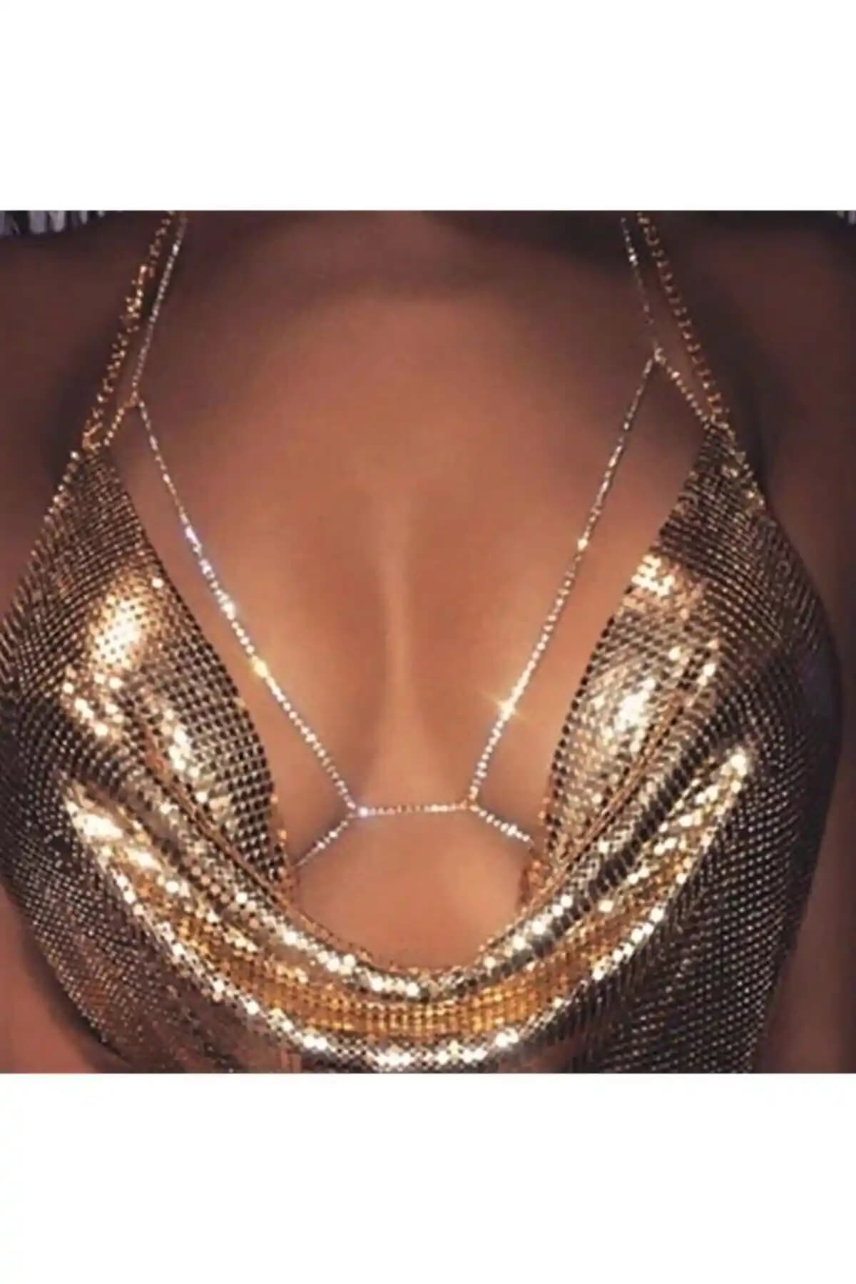 Classy Kristal Taşlı Vücut Aksesuarı: Zarafet ve Konforun Şık Buluşması