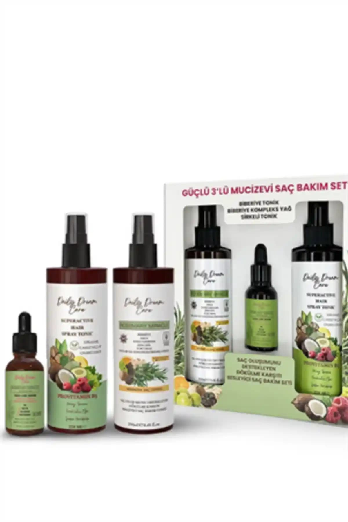 Daily Dream Care Biberiye Serum ve Tonik ile Hızlı ve Doğal Saç Uzatma Bakımı