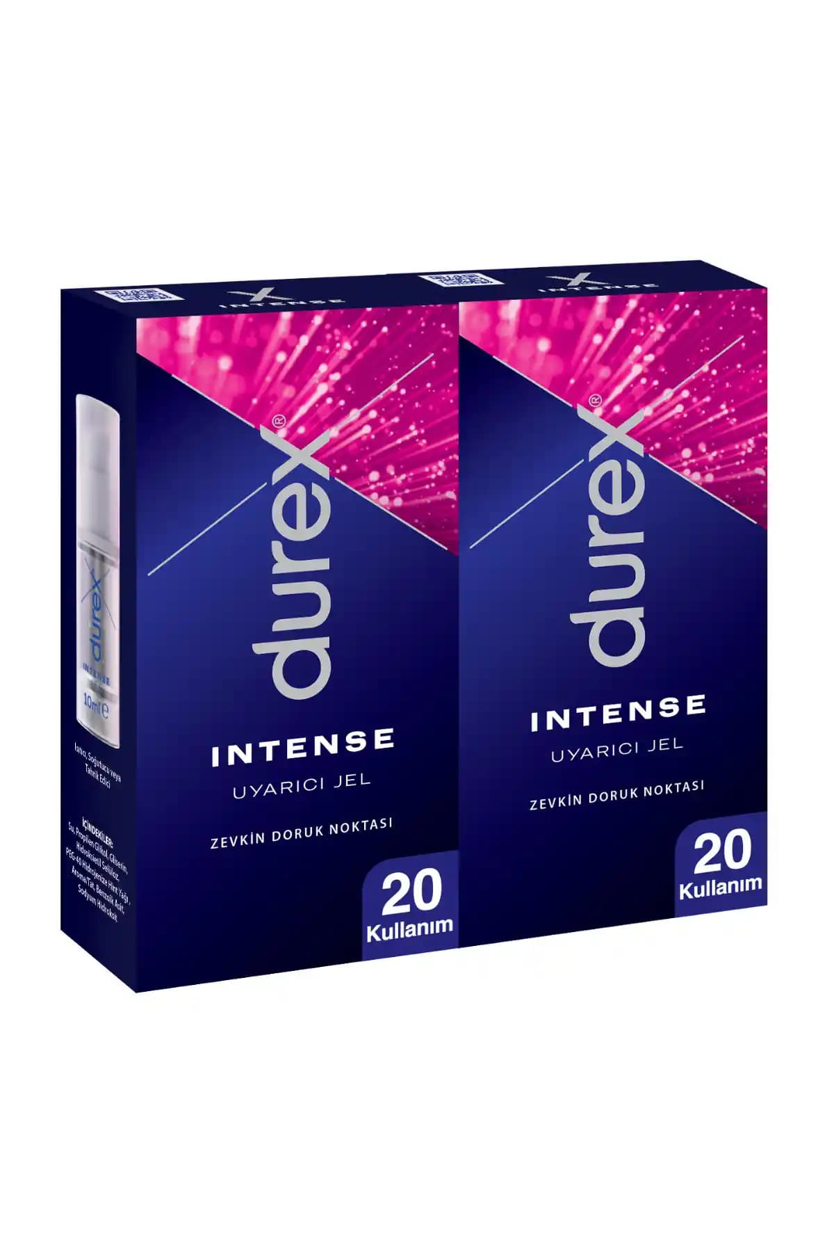 Durex Intense Uyarıcı Jel 2'li Avantaj Paketi ile Yoğun ve Etkili Cinsel Deneyim