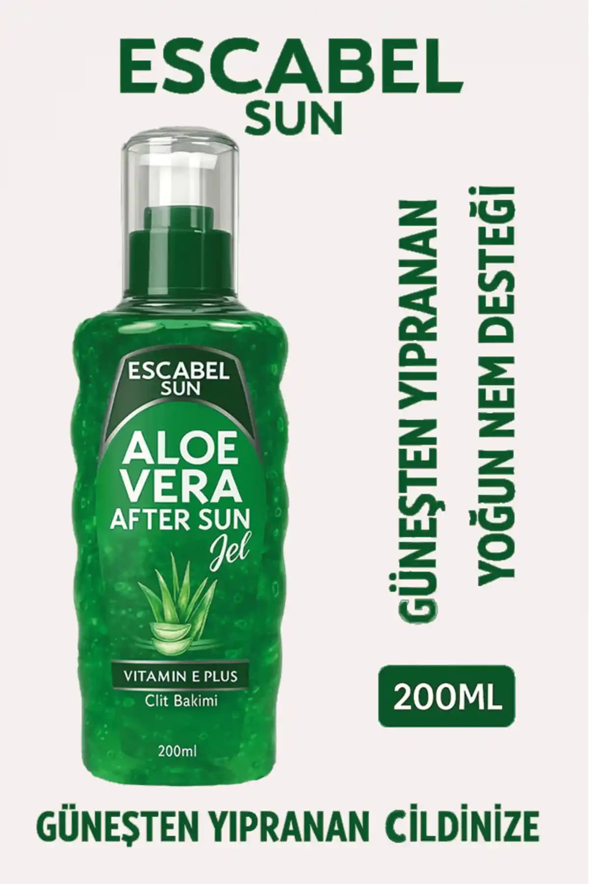 Escabel Aloe Vera After Sun Jel Krem: Güneş Sonrası Doğal Cilt Bakımı ve Nemlendirme