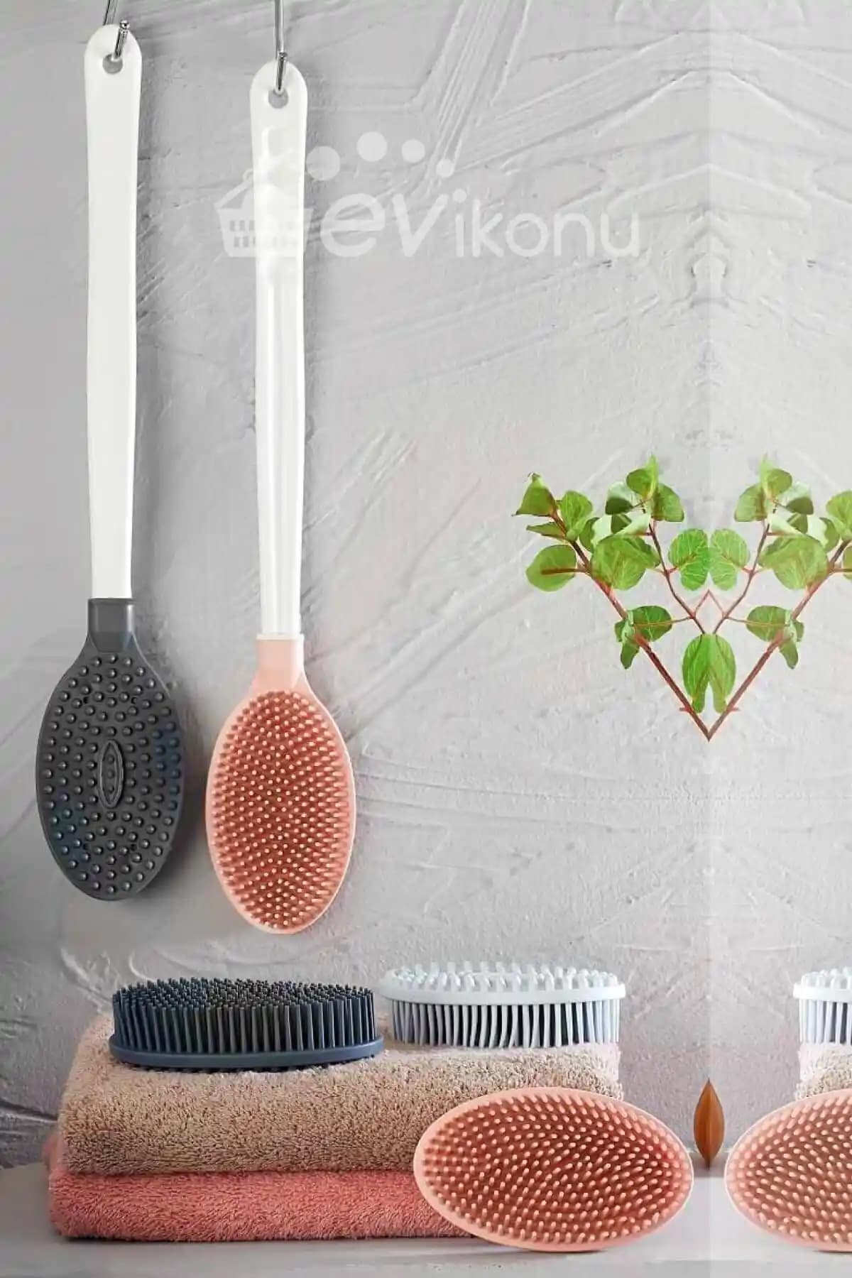 evikonu Silikon Masajlı Uzun Saplı Vücut ve Masaj Fırçası İncelemesi ve Özellikleri