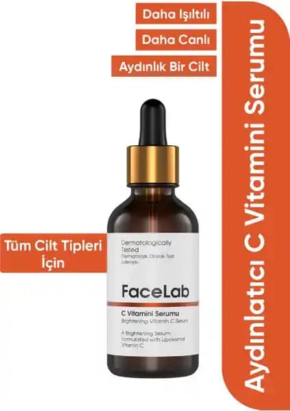 Facelab Aydınlatıcı C Vitamini Serumu 30 ml ile Canlı ve Dengeli Cilt Bakımı