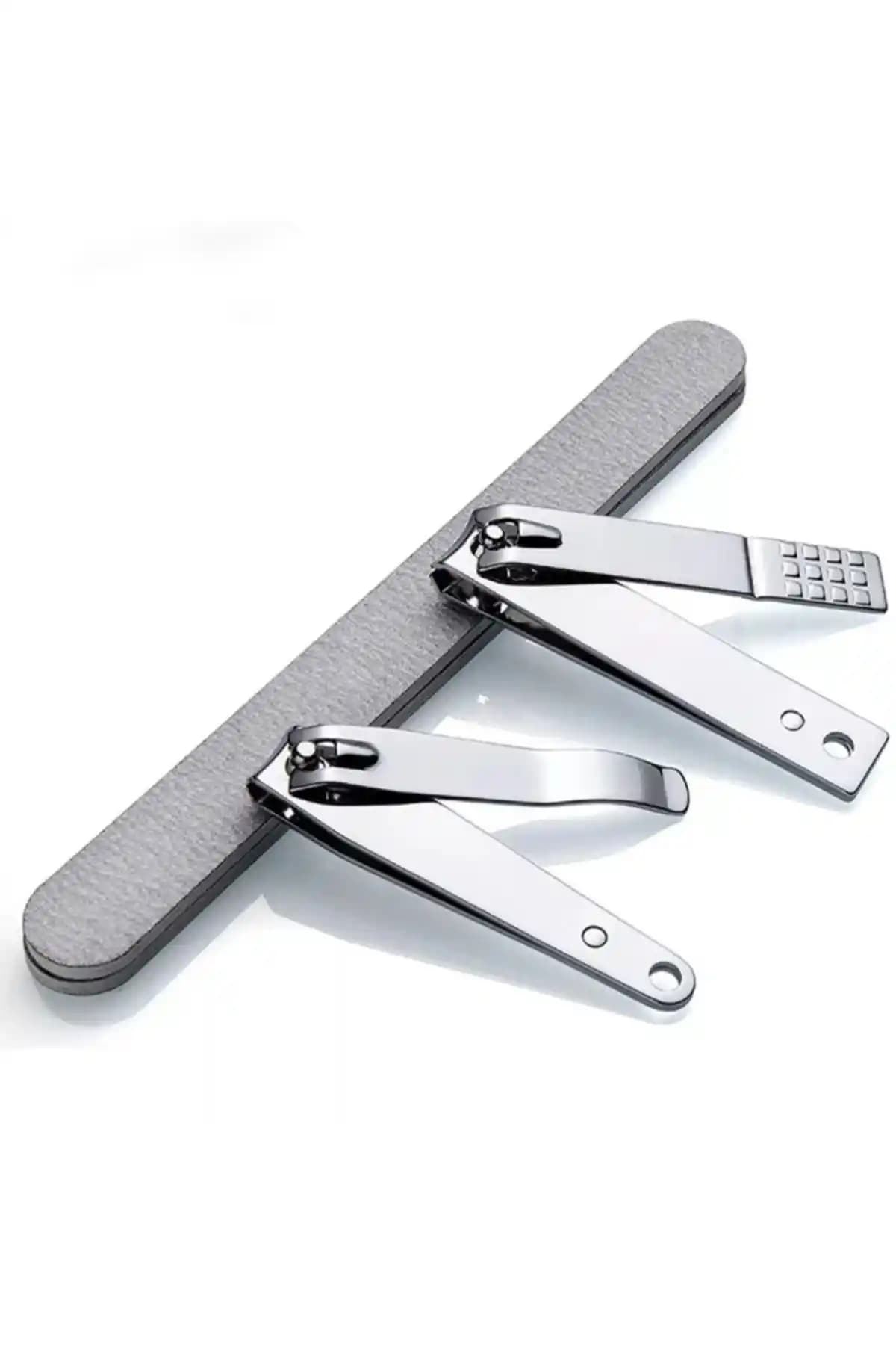 Genel Markalar Paslanmaz 2'li Tırnak Makası Seti ile Dayanıklı ve Pratik Tırnak Bakımı