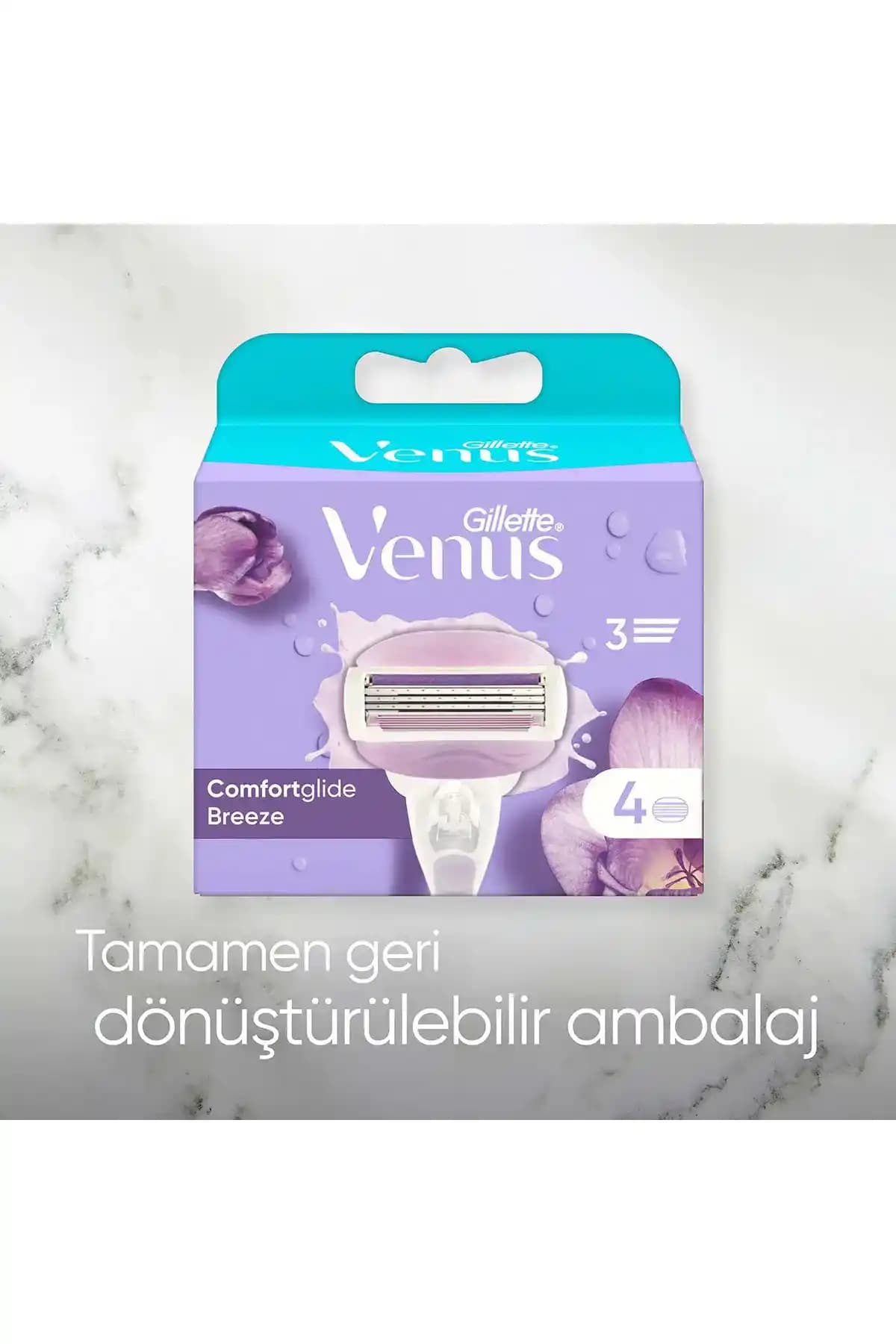 Gillette Venus Breeze Kadınlar İçin 3 Bıçaklı Kullan-At Tıraş Bıçağı Özellikleri
