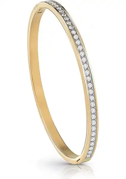Guess Jewel JGUJUBB02248JWYGS Kadın Bileklik: Zarif Altın Kaplama ve Parlak Doğal Taşlar