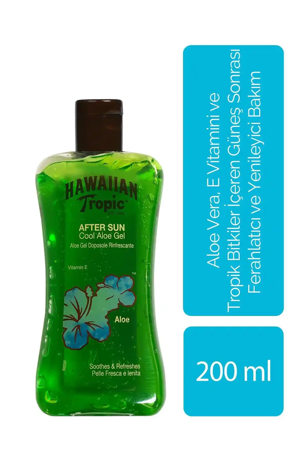 Hawaiian Tropic Aloe Vera E Vitamini ve Tropik Bitkiler İçeren Güneş Sonrası Jel