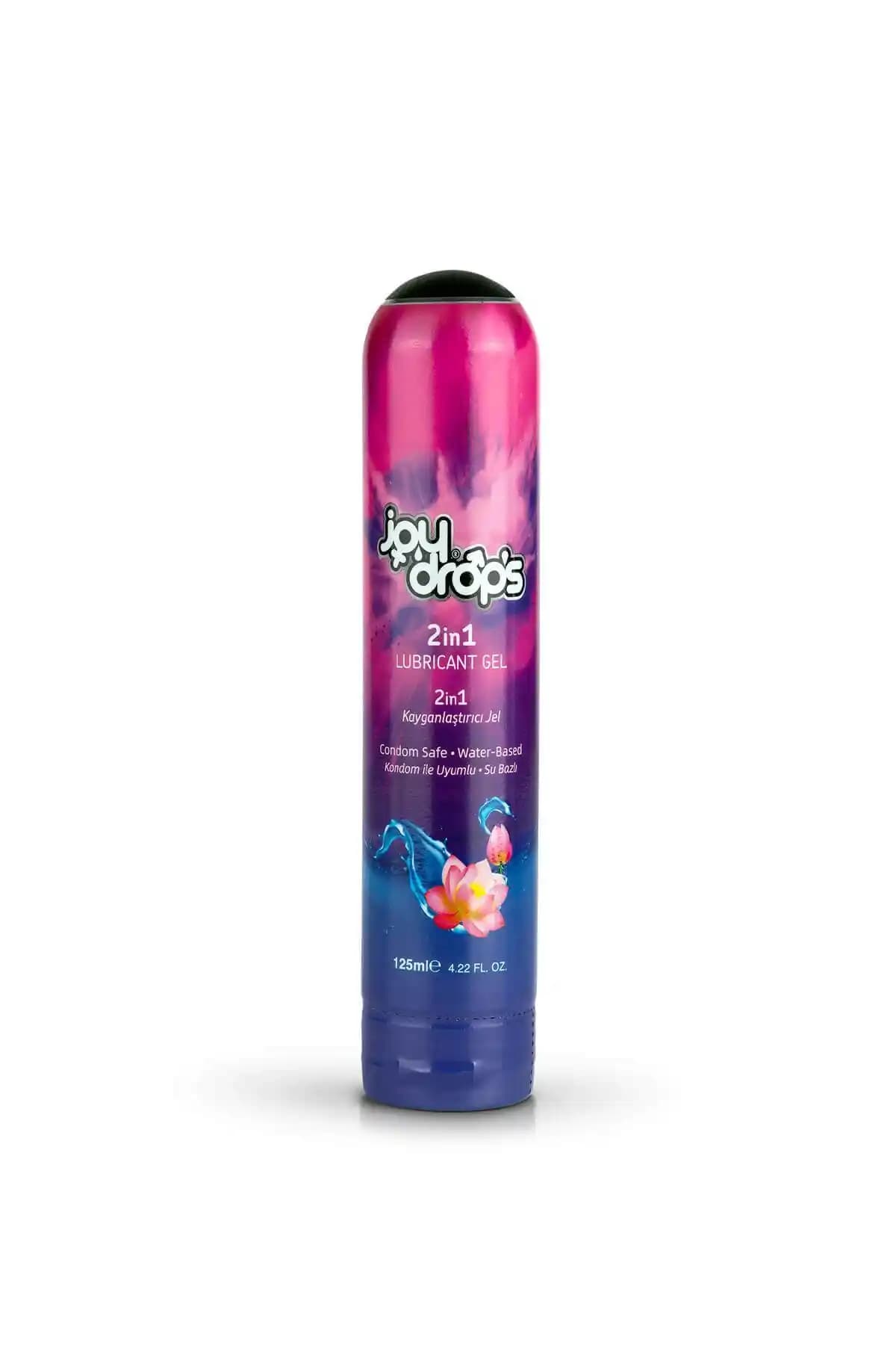 JoyDrops 2in1 Kayganlaştırıcı Jel 125 ml: Masaj ve Kayganlaştırıcı Konforu