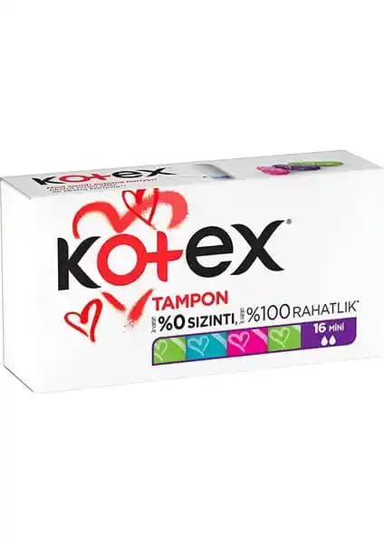 Kotex Tampon 16 Mini: Konfor ve Güvenilir Koruma Sağlayan Hijyen Ürünü