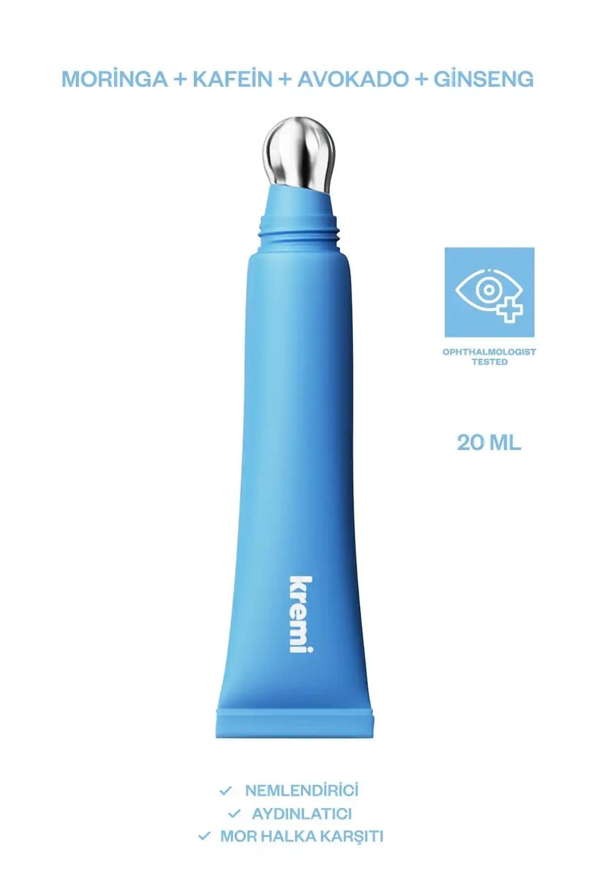 Kremi Cooling Eye Cream: Göz Çevresi İçin Nemlendirme, Aydınlatma ve Yaşlanma Karşıtı Krem