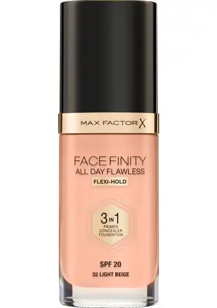 Max Factor Facefinity All Day Flawless Flexi-Hold 32 Light Beige ve 70 Warm Sand Fondöten Karşılaştırması