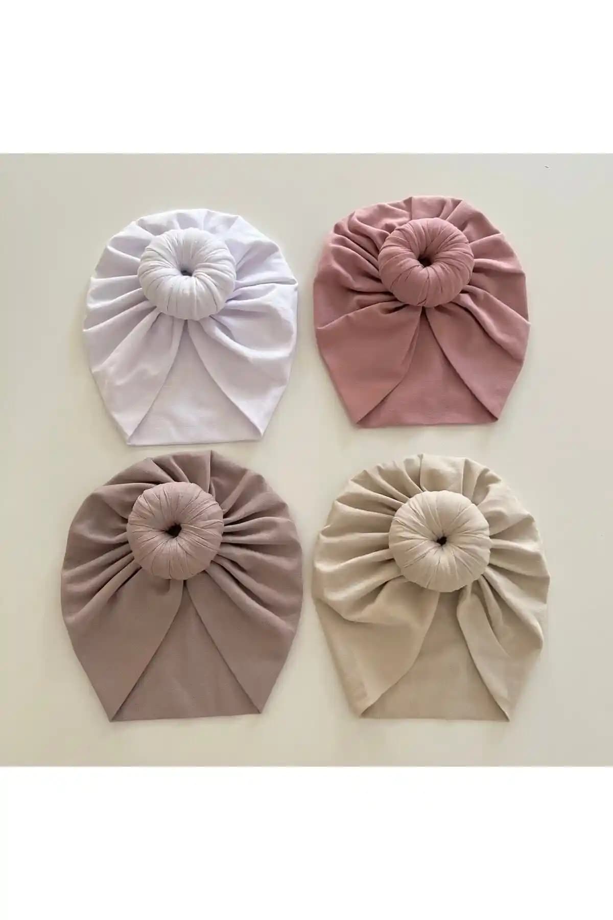 NAKKA Bebek Bone Karışık Renk: Pamuklu, Esnek ve Konforlu Bebek Baş Aksesuarı