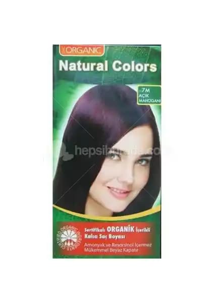 Natural Colors Açık Mahogani Saç Boyası: Organik ve Kalıcı Doğal Saç Rengi Seçeneği