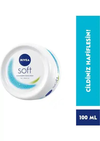 Nivea Soft Nemlendirici Bakım Kremi 100ml: Çok Yönlü, Hafif ve Etkili Cilt Bakımı