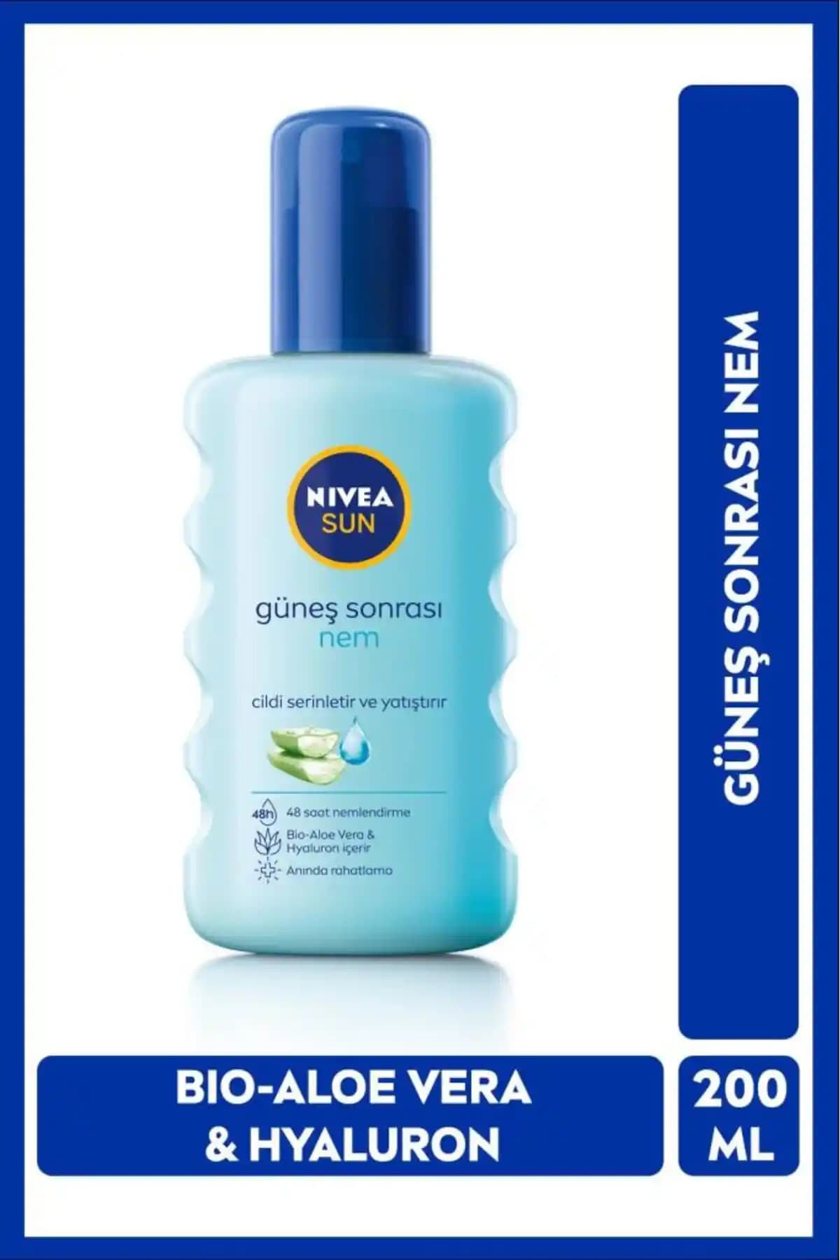 NIVEA SUN Ferahlatıcı Güneş Sonrası Vücut Spreyi 200ml ile Etkili Cilt Bakımı