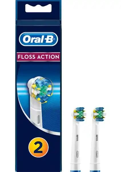 Oral-B Floss Action Ultra Yumuşak Kıllı Diş Fırçası Yedek Başlık 2'li Paket