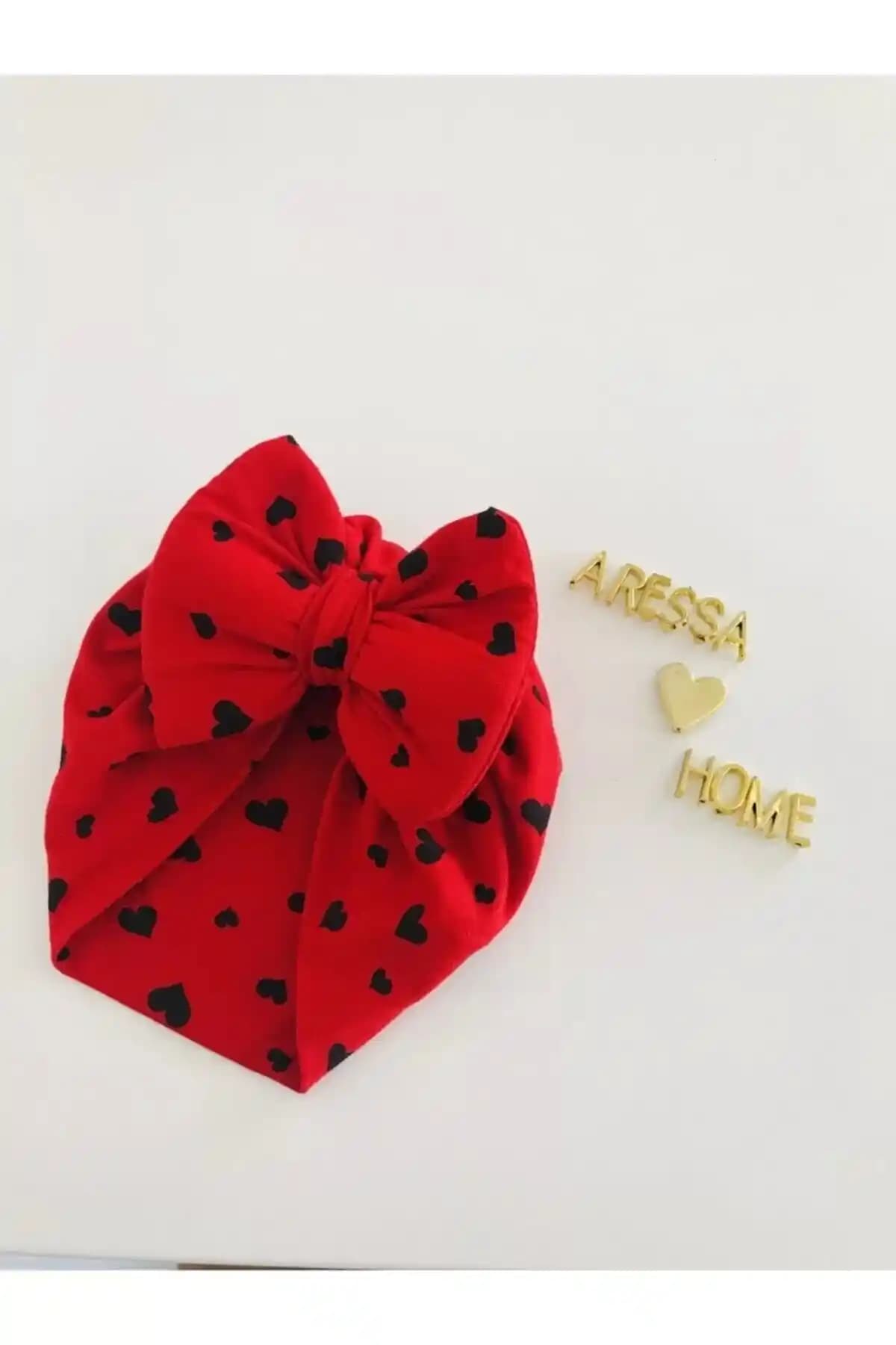 ÖZLEM BEBE Kurdelalı Çift Katlı Pamuklu Bebek Bone Bandana Konfor ve Şıklık