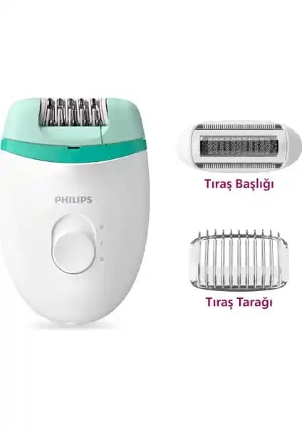 Philips BRE245/05 Satinelle Essential Kablolu Epilatör: Etkili Kökten Tüy Alma ve Ergonomik Tasarım