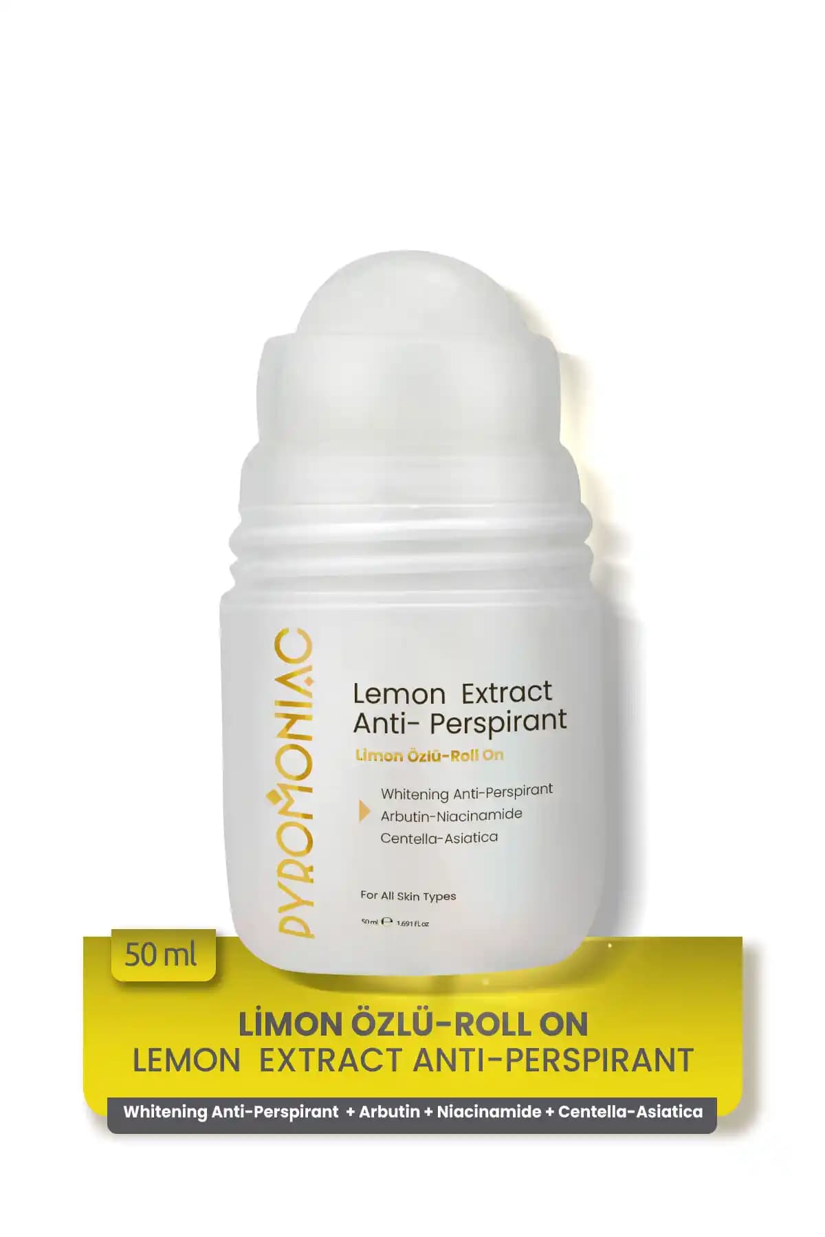 Picco De Luce Pyromoniac Limon Özütlü Anti-perspirant Roll-on 50ml ile Etkili Ter Koruması