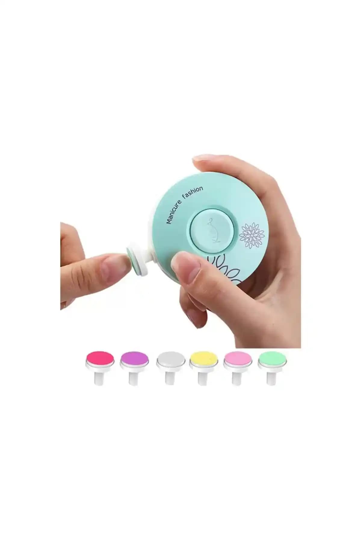 Potasyum Pilli Dönerli Tırnak Kesme ve Törpüleme Makinası - Bebek ve Yetişkin İçin