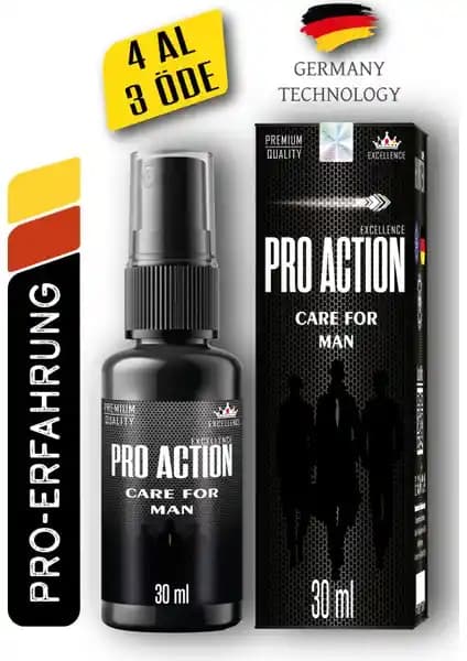 Pro Action Care For Man Erkek Sprey Geciktirici: Performans Süresini Uzatan Alman Kalitesi