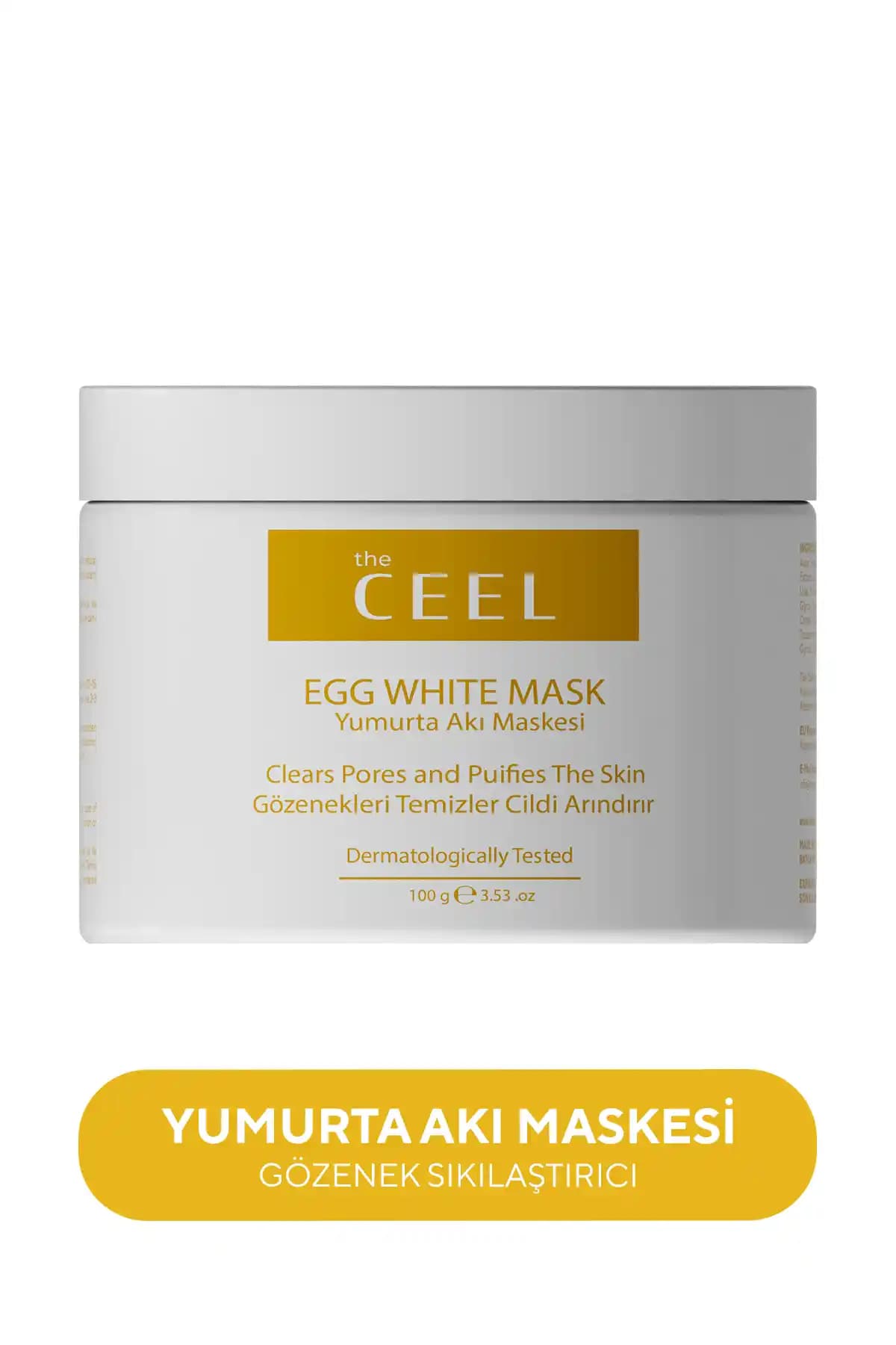 The Ceel Gözenek Sıkılaştırıcı Yumurta Akı Maskesi Aloe Vera Özlü 100 Gr - Etkili Cilt Bakımı