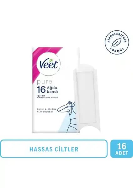 Veet Pure Hipoalerjenik Sir Ağda Bandı: Hassas Ciltler İçin Kokusuz ve Etkili Tüy Alma